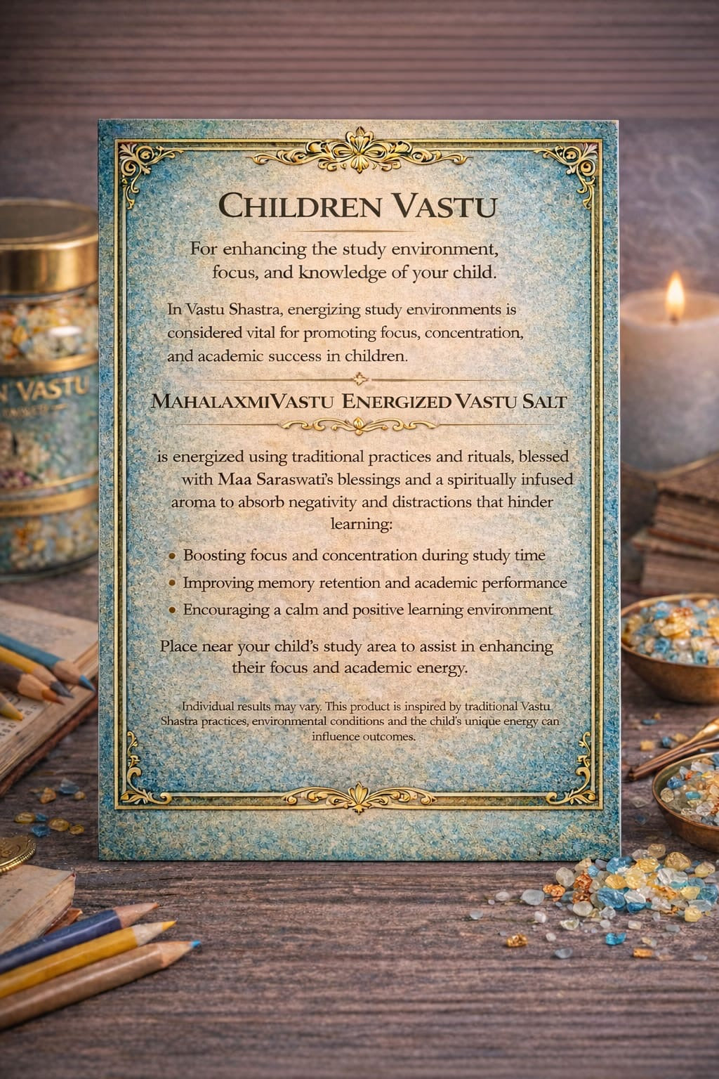 MAHALAXMIVASTU  Children Vastu (Energized Vastu Salt) – 350 gms