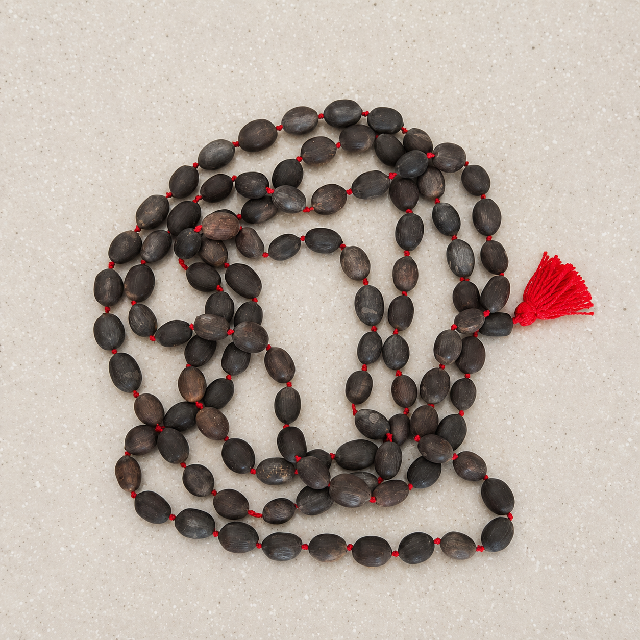 MahalaxmiVastu Energised Kamalgatta Mala – 108 Beads | Sacred Lotus Seed Prayer Mala for Mantra Jap & Meditation