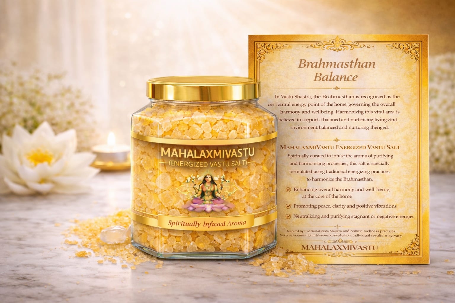 MAHALAXMIVASTU  Brahmasthan Balance Energized Vastu Salt– 350 gms