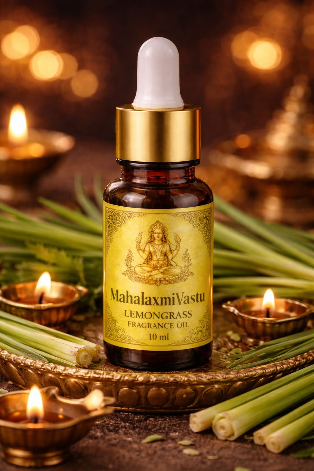 Mahalaxmivastu Lemongrass Fragrance Oil – 10 ml