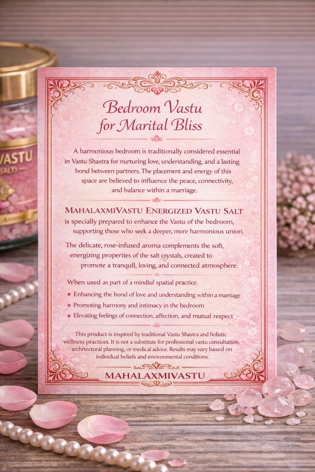 MAHALAXMIVASTU Marital Bliss(Energized Vastu Salt)– 350 gms