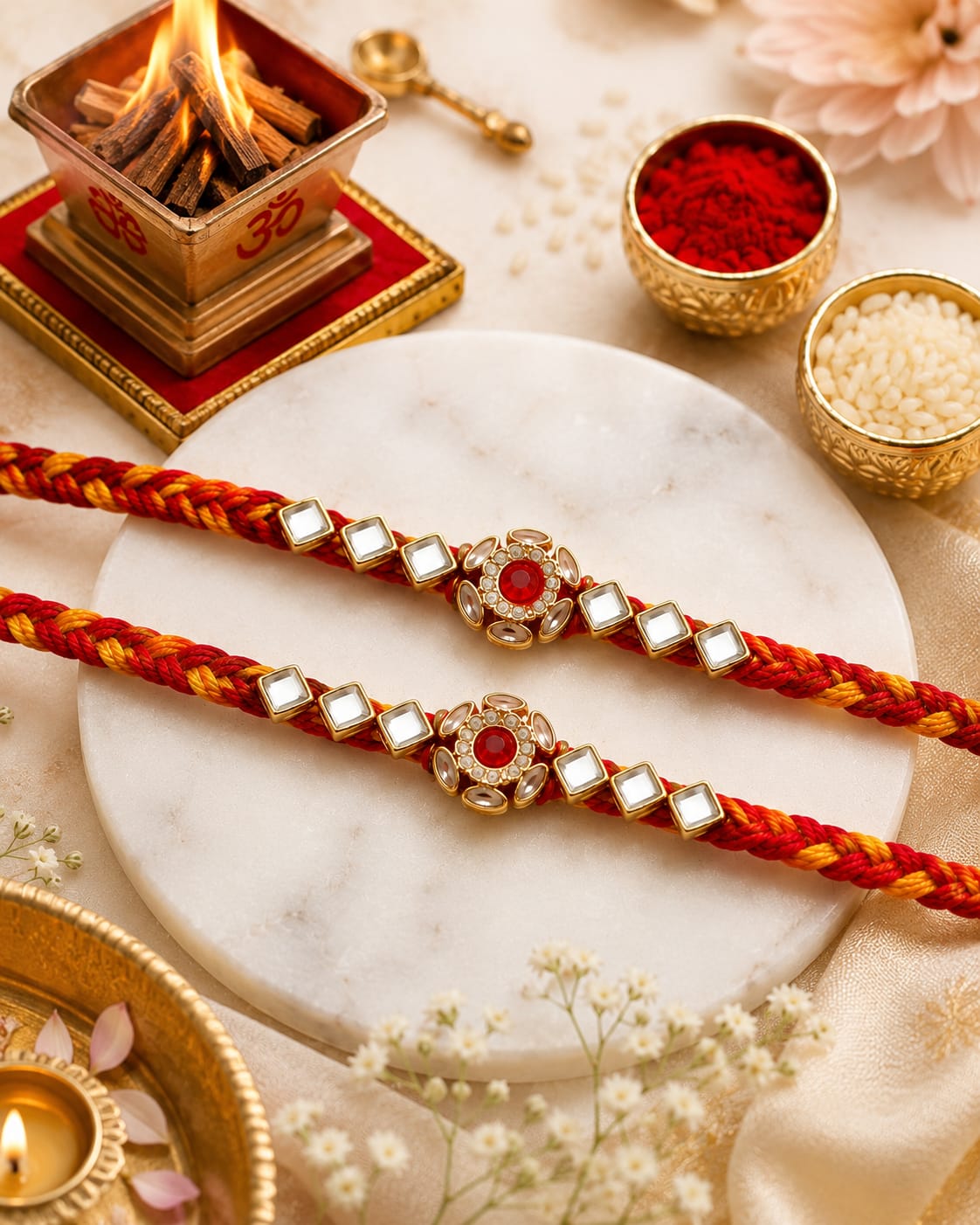 MAHALAXMIVASTU  Energised Rakhi Set | Premium Raksha Bandhan Special Set