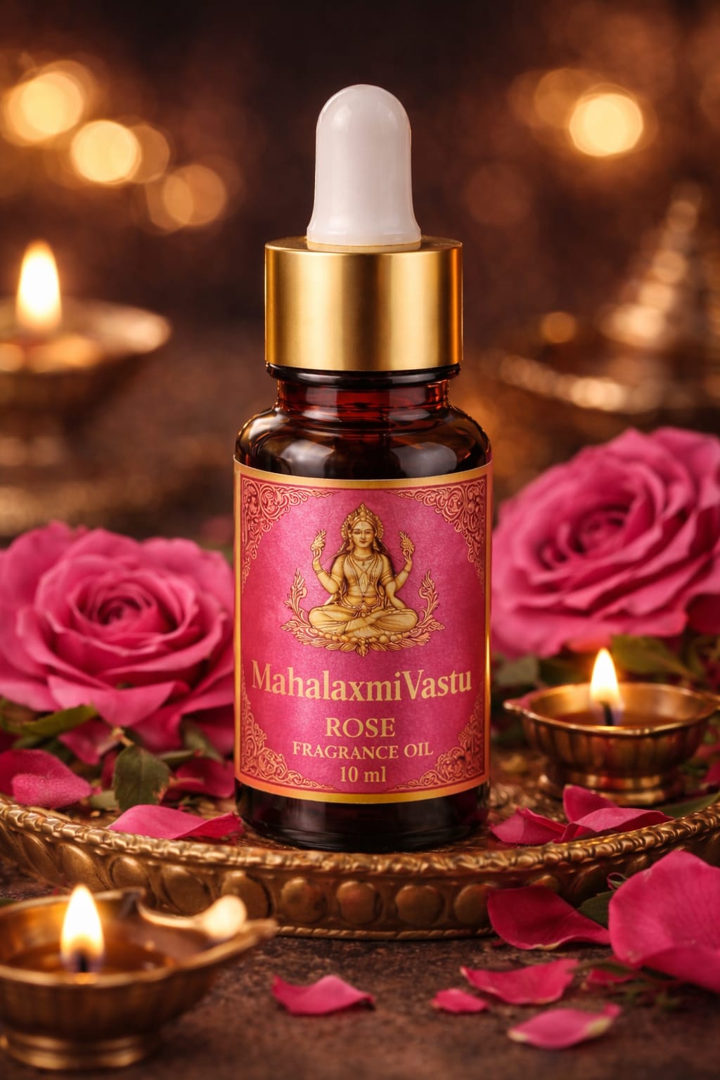 Mahalaxmivastu Rose Fragrance Oil – 10 ml