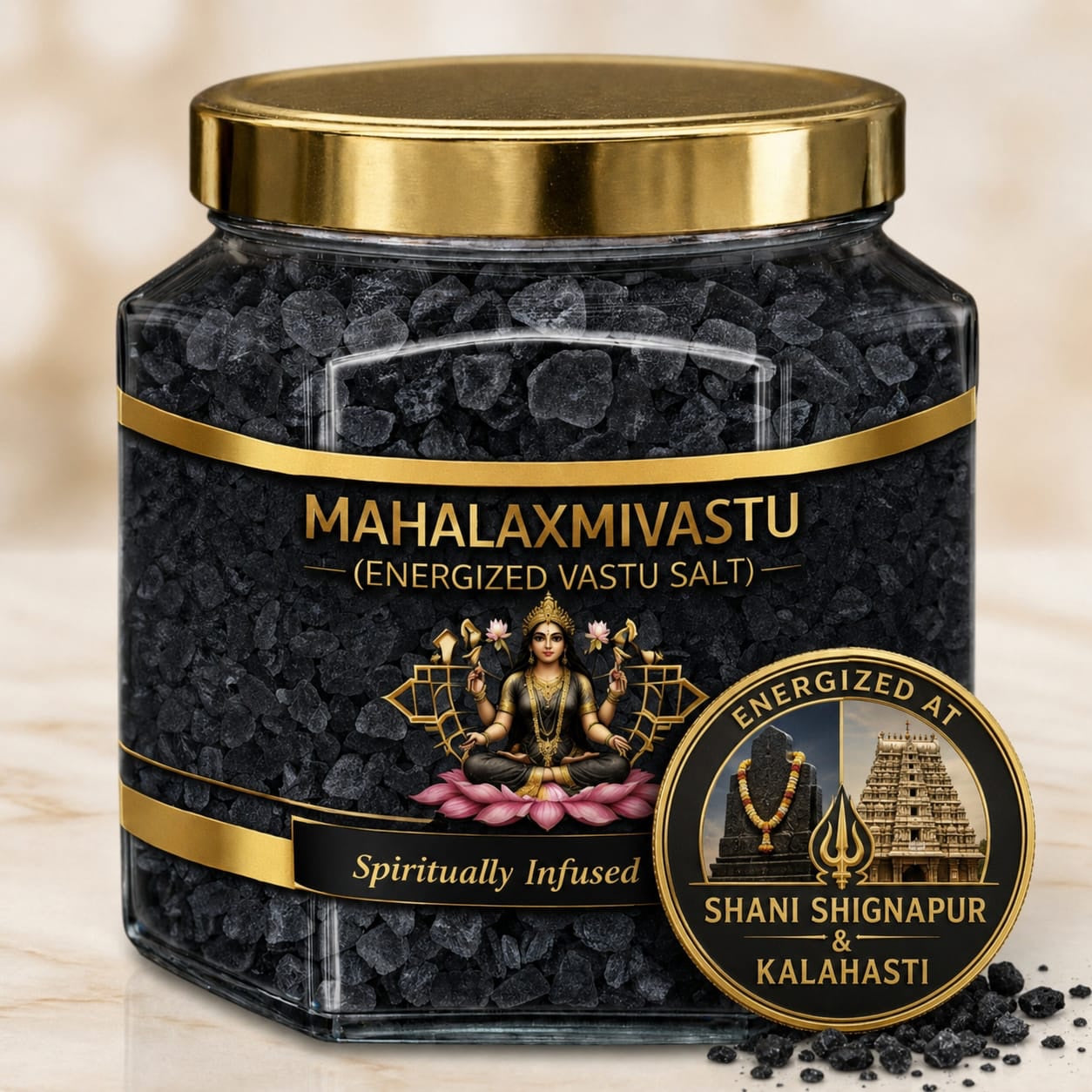 MAHALAXMIVASTU  Energised Vastu Salt for Legal Remedies & Court Cases (350g) | Ritual Energised at Shani Shingnapur & Srikalahasti