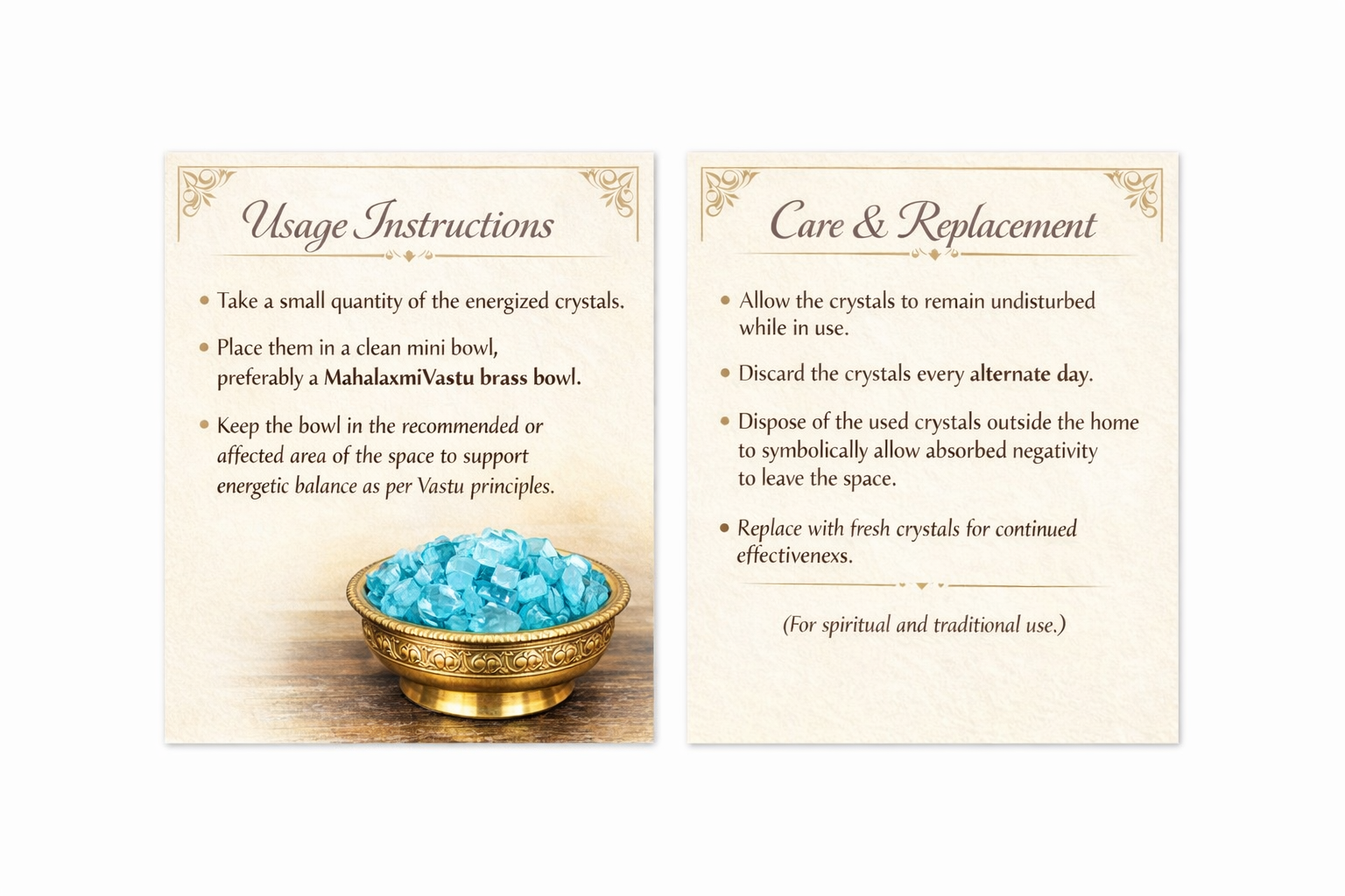 MAHALAXMIVASTU North-East Energy Alignment   Energized Vastu Salt– 350 gms