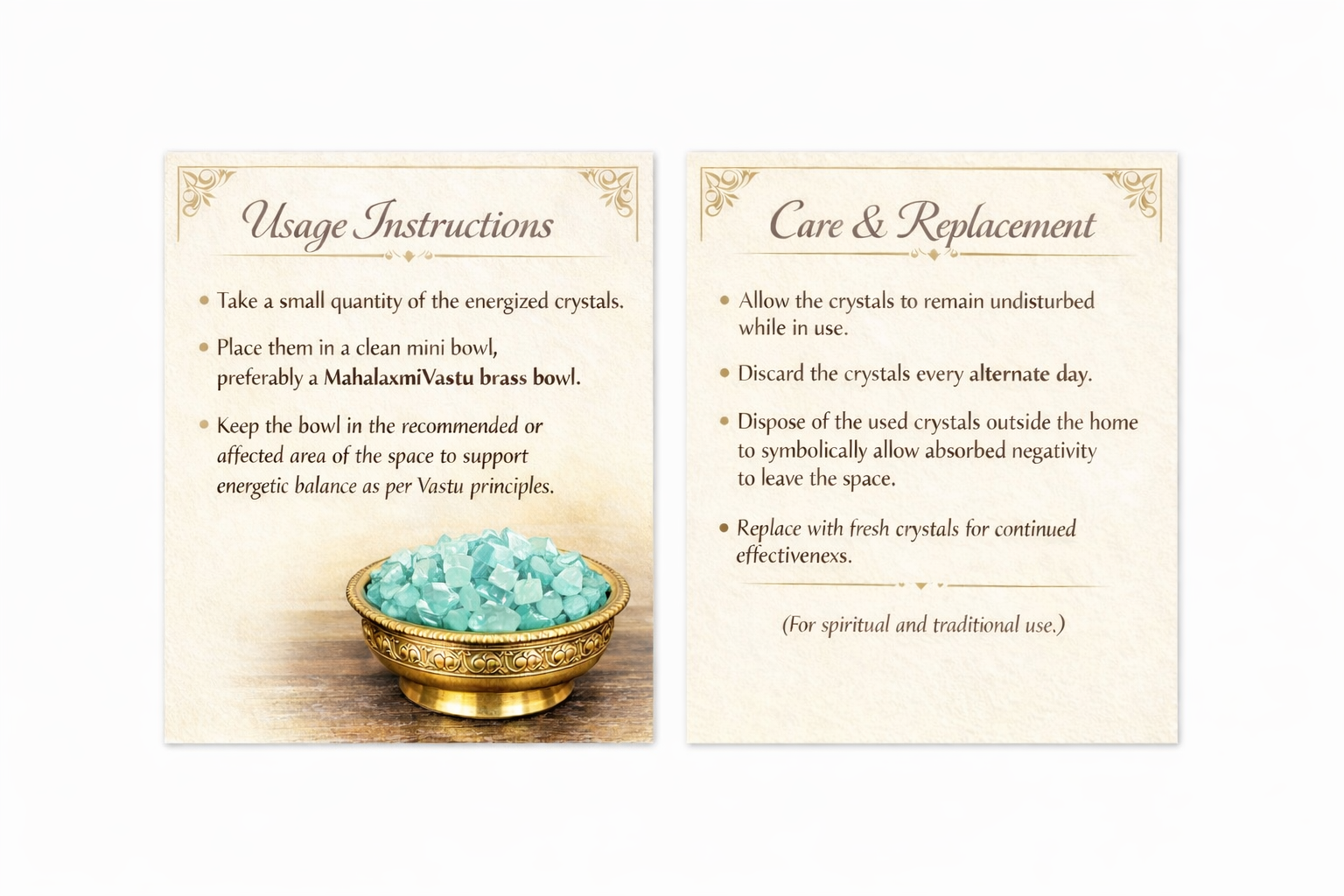 MAHALAXMIVASTU  Health and Energy Enhancement Energized Vastu Salt– 350 gms