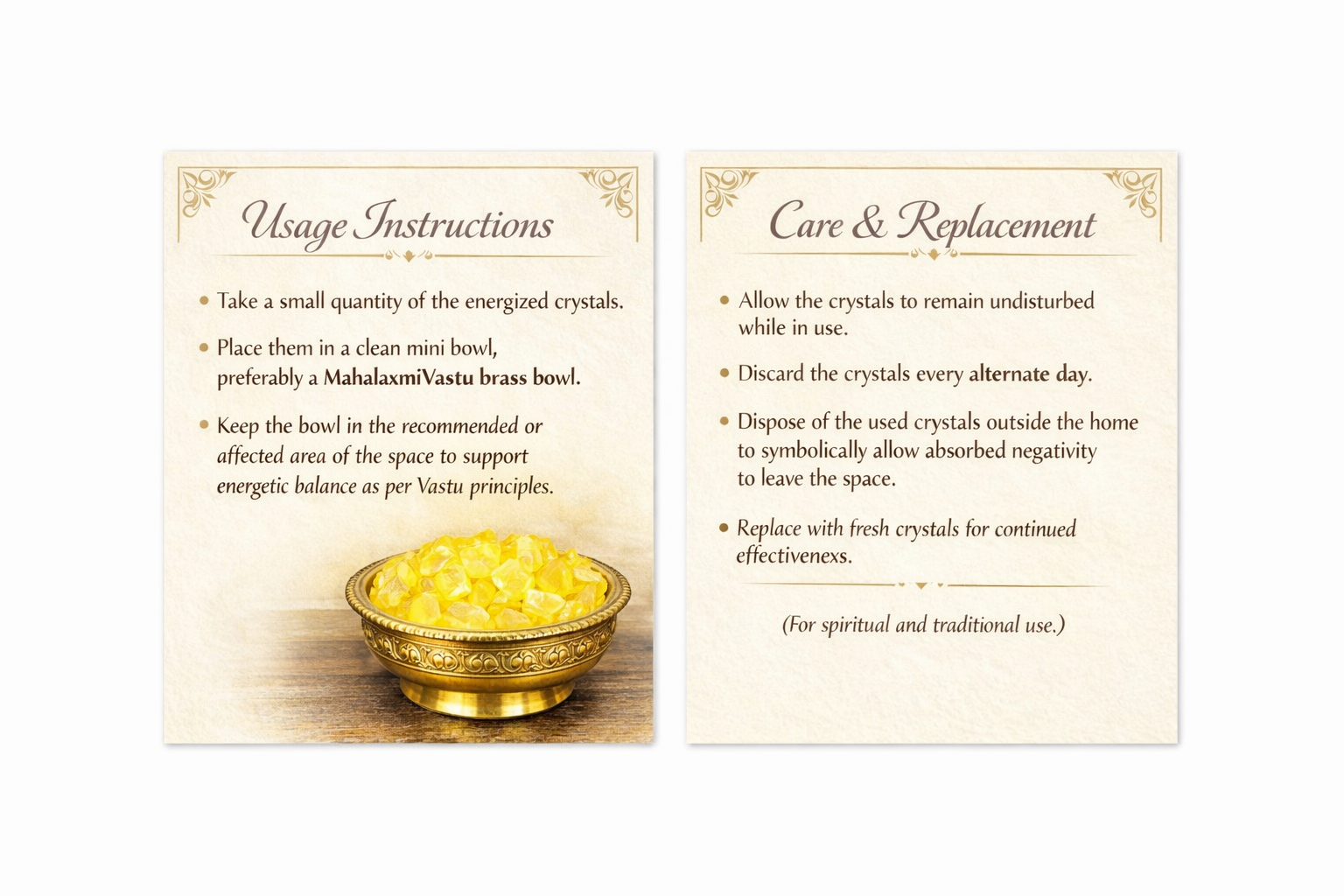 MAHALAXMIVASTU  Brahmasthan Balance Energized Vastu Salt– 350 gms